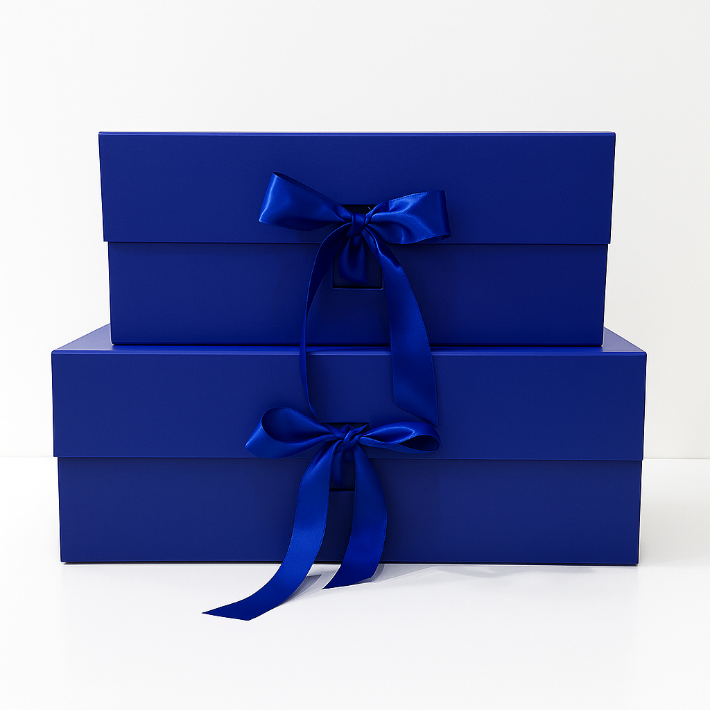 Caja de regalo imantada con lazo JUMBO