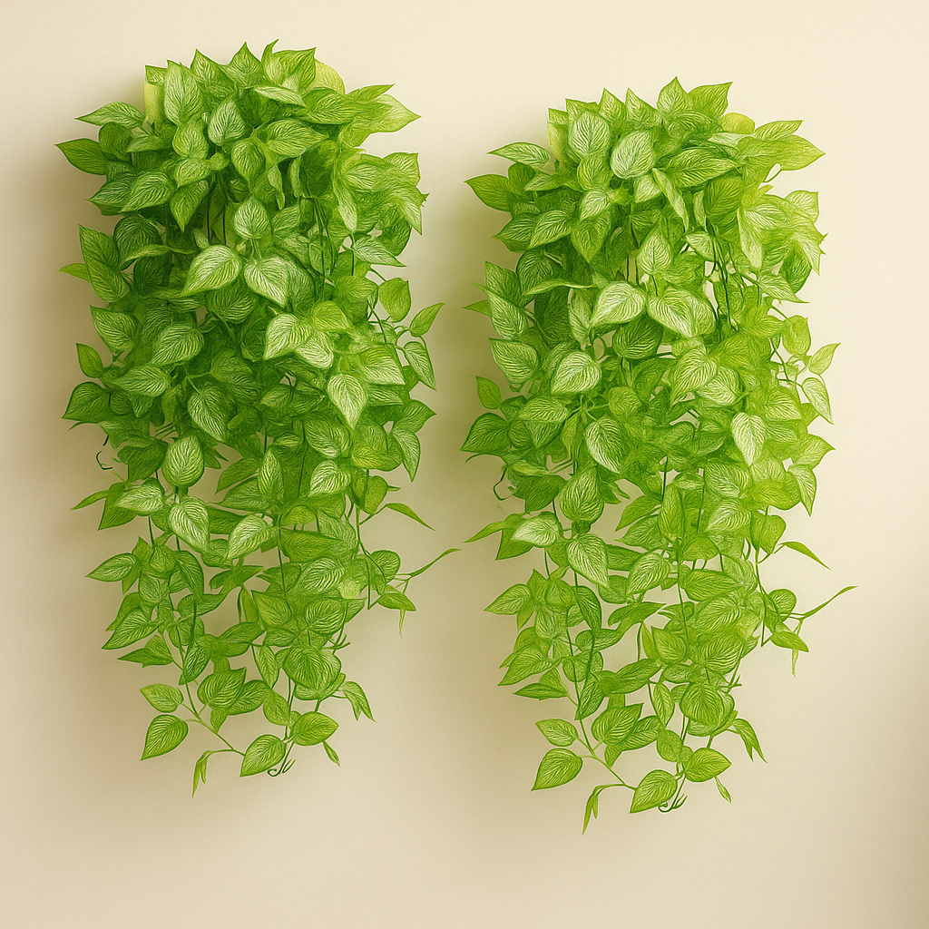 Hiedras colgantes matizadas