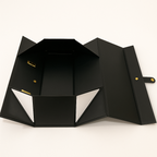 Caja tipo maletín para botellas