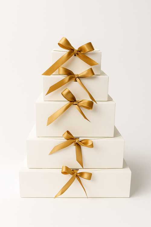 Caja de regalo con lazo