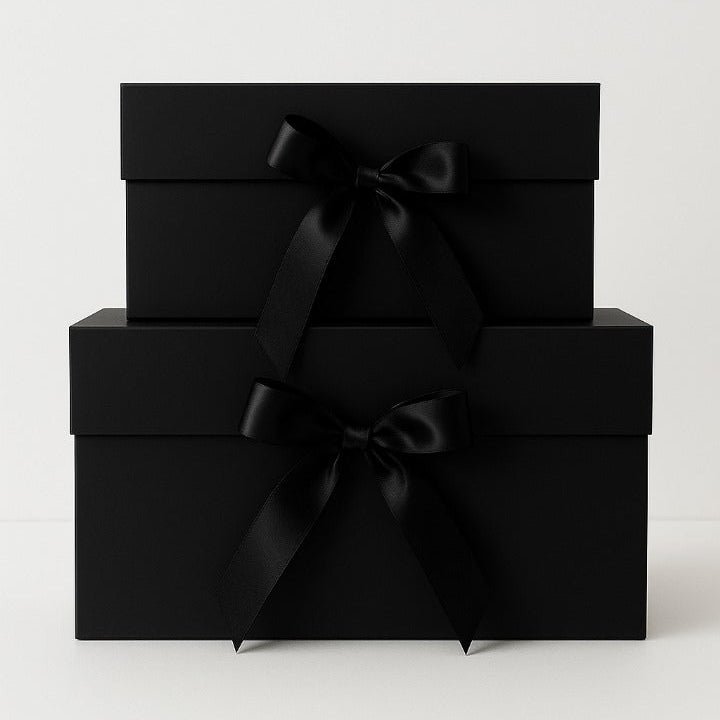 Caja de regalo imantada con lazo JUMBO