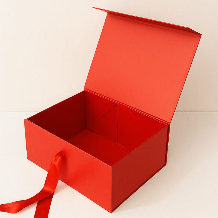 Caja de regalo imantada con lazo JUMBO