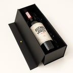 Caja tipo maletín para botellas