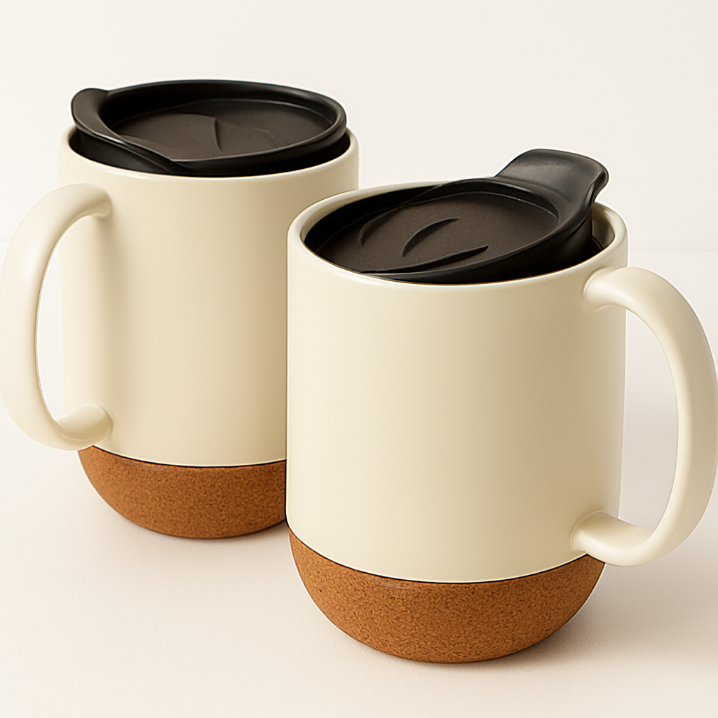 Taza de base de corcho