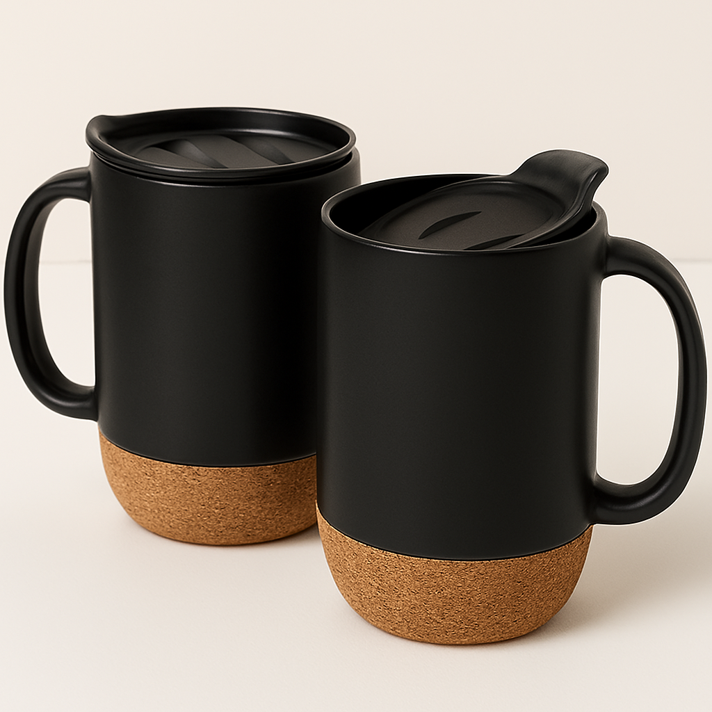 Taza de base de corcho