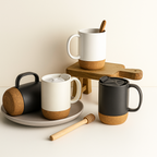 Taza de base de corcho