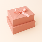 Caja de regalo con lazo desplegable